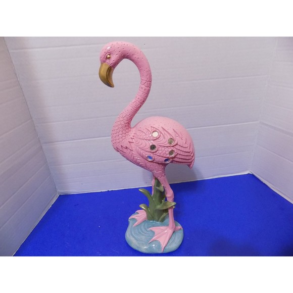 NEW Flamingo Statue Figurine Florida Coastal Florida Tropical Beach Decor - Picture 6 of 6